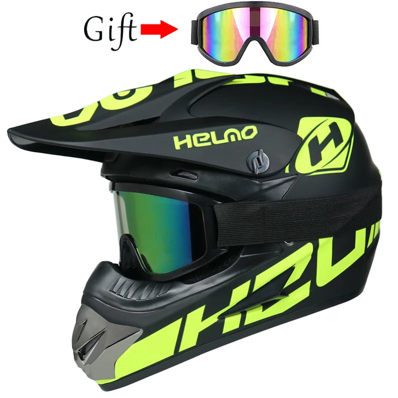 Casco todoterreno de moto para niño
