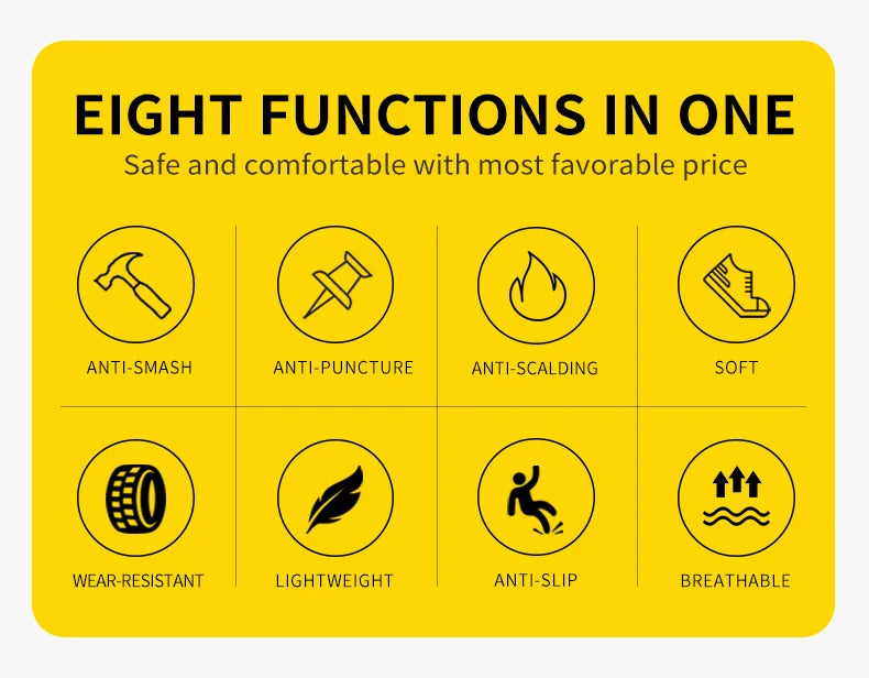 Zapatillas de Trabajo Antigolpes