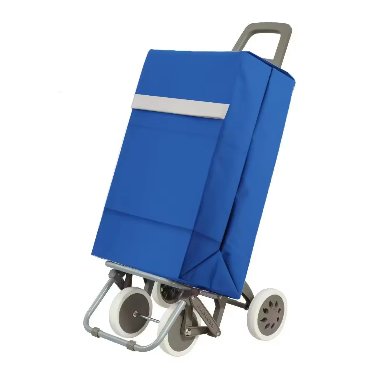 Carrito de Compra Plegable con 4 Ruedas