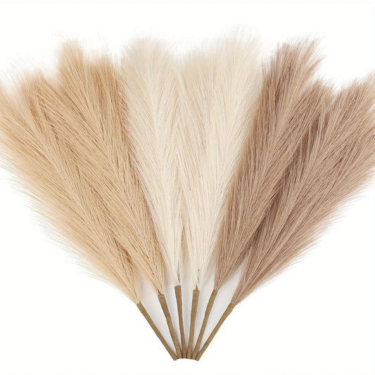 6PCS Ramo de Hierba Pampas Artificial