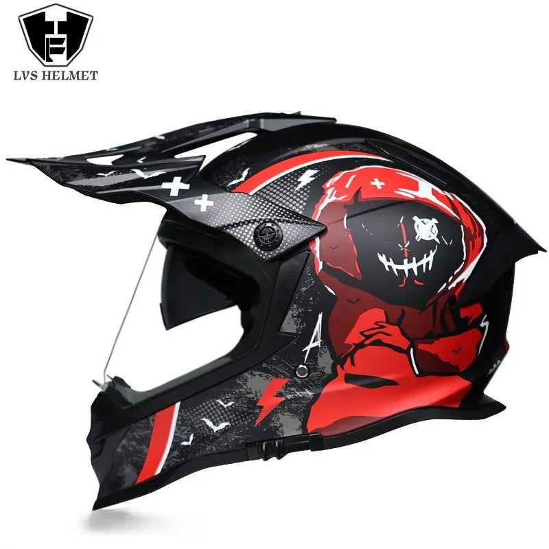 Casco de motocicleta atv