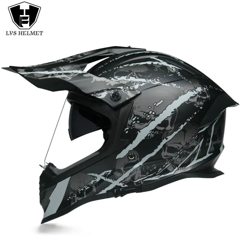 Casco de motocicleta atv