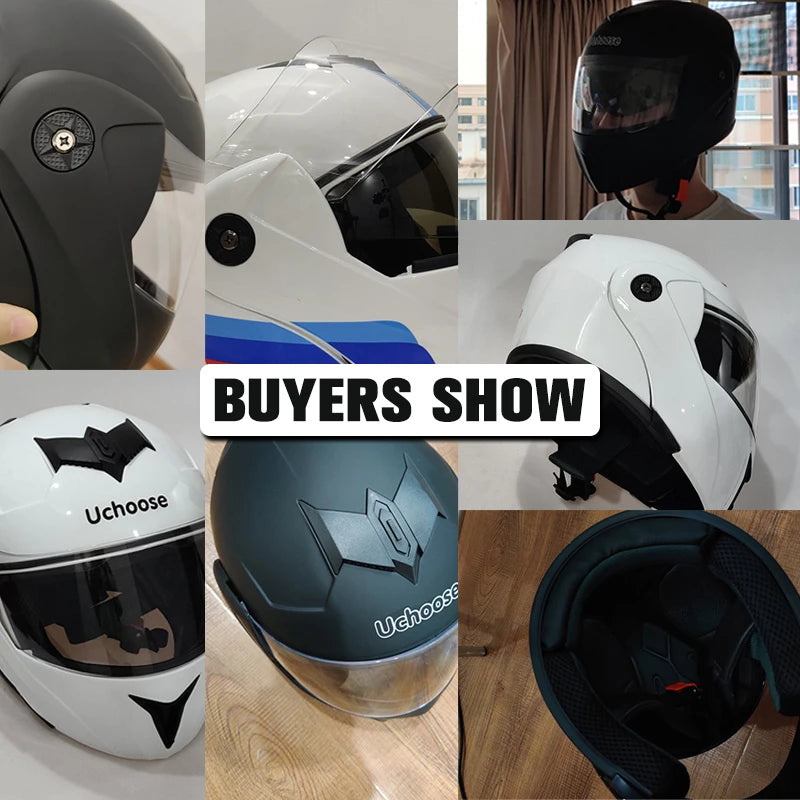 Casco de motocicleta con doble lente