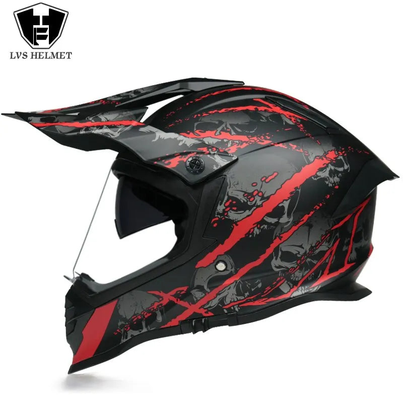 Casco de motocicleta atv