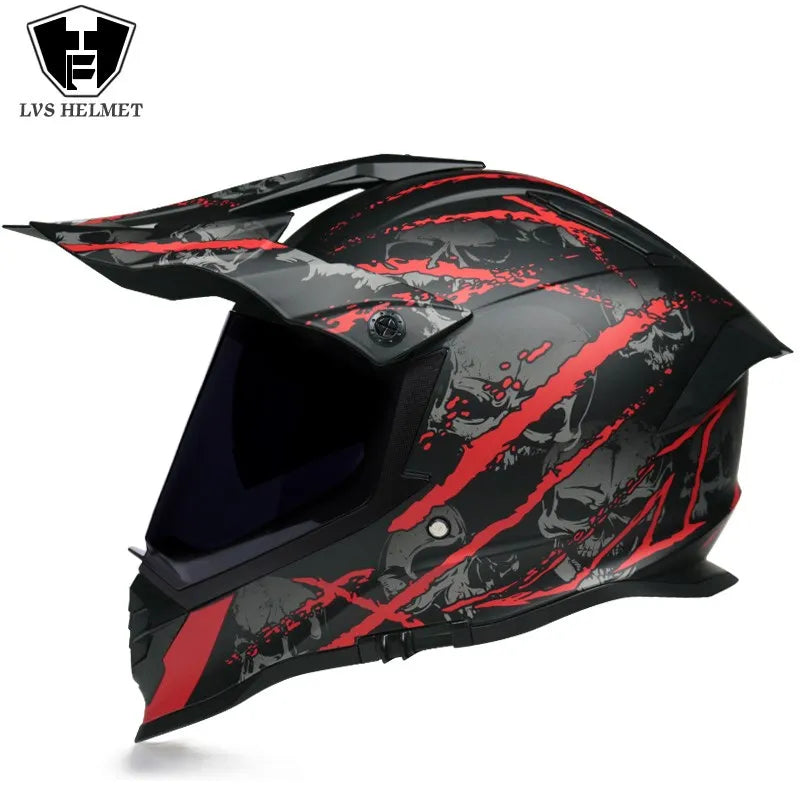 Casco de motocicleta atv